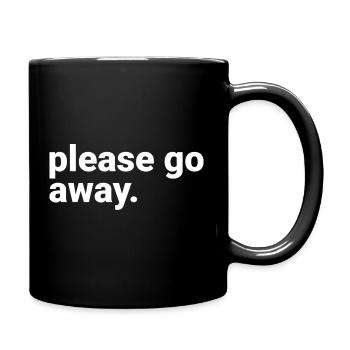 Please Go Away - Full Color Mug - black - Right