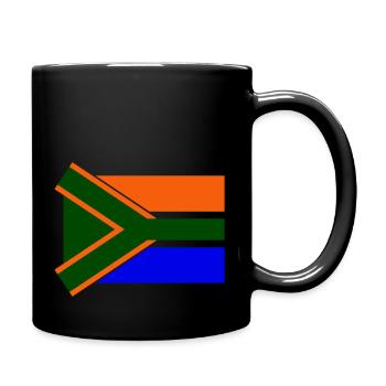 flag of south africa - Full Color Mug - black - Right