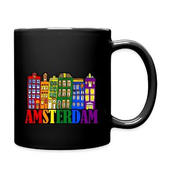 Amsterdam - Full Color Mug - black - Right