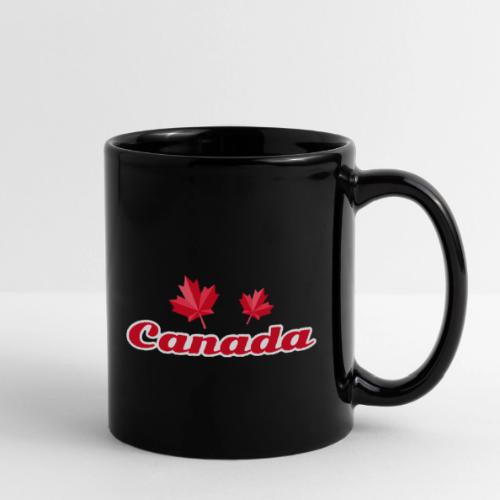 Canada with two maple leaves - Full Color Mug