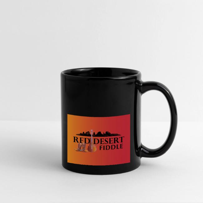 Red Desert Fiddle - Black Text Transfer Patch