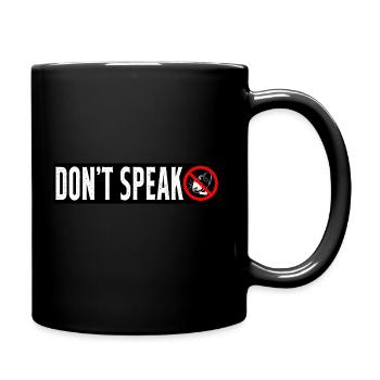 Do Not Speak - Full Color Mug - black - Right