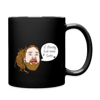 I Literally Don'T Even Care - Full Color Mug - black - Right
