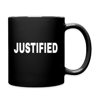 Justified Mood Emotion Bold White - Full Color Mug - black - Right