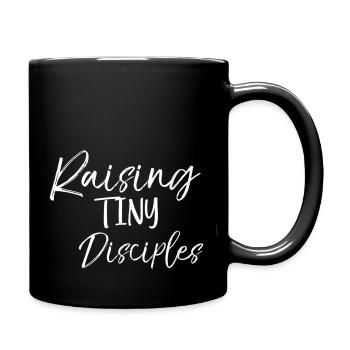 Christian Mom For Raising Tiny Disciples - Full Color Mug - black - Right