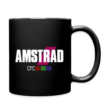 Retro Computer 8 Bit Gamer Old Computer Amstrad - Full Color Mug - black - Right