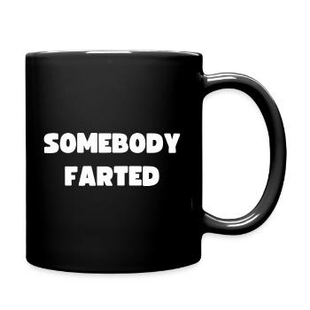 Somebody Farted - Full Color Mug - black - Right