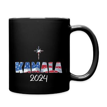 Kamala Harris 2024 For President Campaign Design - Full Color Mug - black - Right