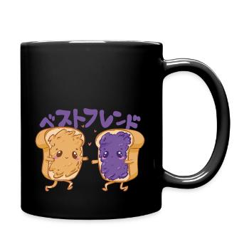 Peanut butter and jelly friends - Full Color Mug - black - Right