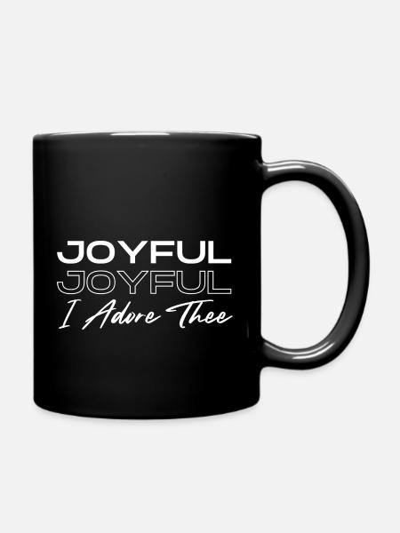 Joyful Joyful - Full Color Mug - black
