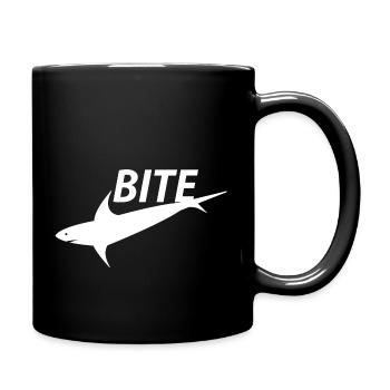 Shark Bite - Full Color Mug - black - Right