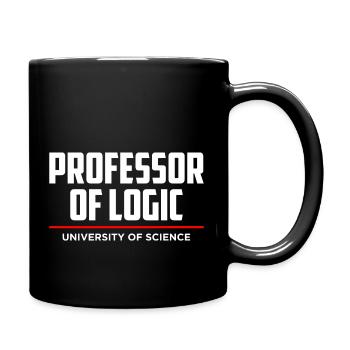 Professor Of Logic At The University Of Science - Full Color Mug - black - Right