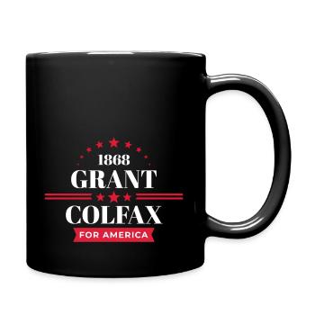 Ulysses Gran 1868 Republican Campaign - Full Color Mug - black - Right