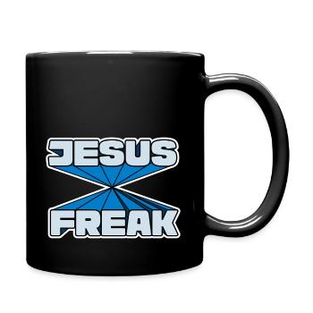 JESUS FREAK BLUE - Full Color Mug - black - Right