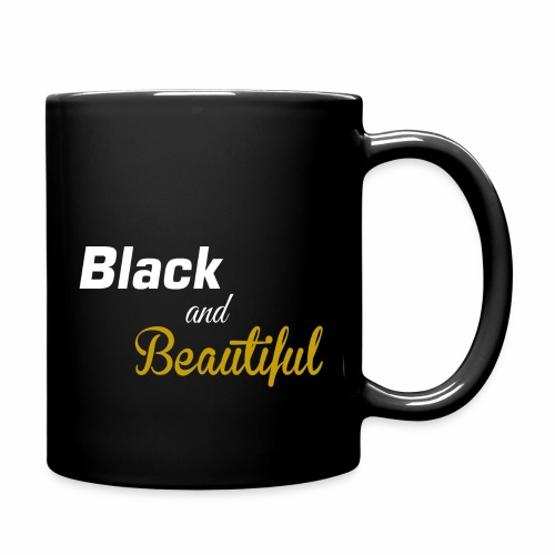 Black & Beautiful Long Sleeve Shirt - Full Color Mug