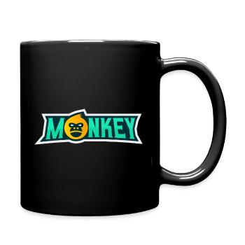 Monkey G - Full Color Mug - black - Right