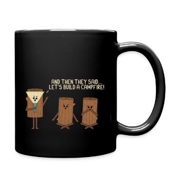 Campfire Camping - Full Color Mug - black - Right