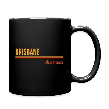 Brisbane Australia - Full Color Mug - black - Right