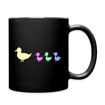 Mother Duckie Yellow - Full Color Mug - black - Right
