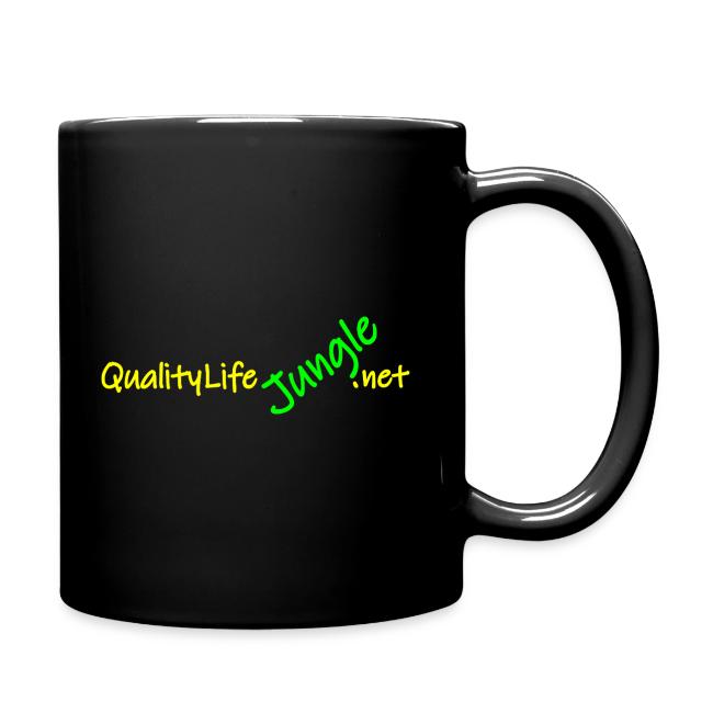 Quality Life Jungle Black Mug
