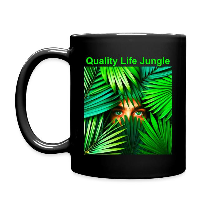 Quality Life Jungle Black Mug