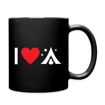 I love Camping - Full Color Mug - black - Right
