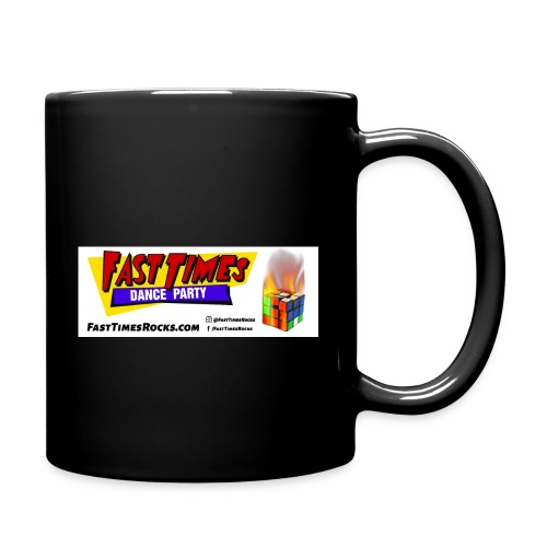 Fast Times Logo with Burning Cube - Full Color Mug
