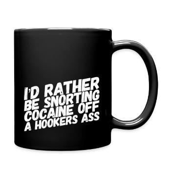 Cocaine Hooker - Full Color Mug - black - Right