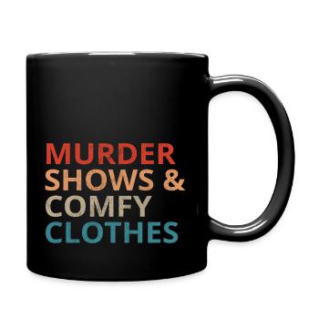 Murder Shows Comfy Crime - Full Color Mug - black - Right