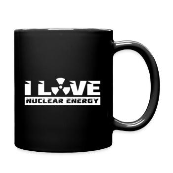 I love nuclear energy Radioactive Nuclear Power - Full Color Mug - black - Right