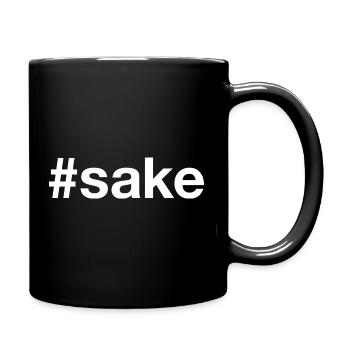 Sake Hashtag - Full Color Mug - black - Right