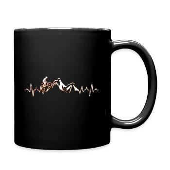 Mountain Ride Pulse - Full Color Mug - black - Right