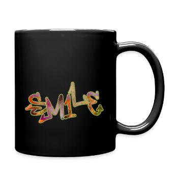smile graffiti - Full Color Mug - black - Right