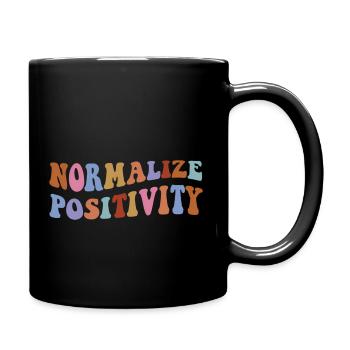 Normalize Positivity - Full Color Mug - black - Right