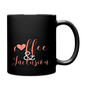 i love coffeeand inclusion - Full Color Mug - black - Right