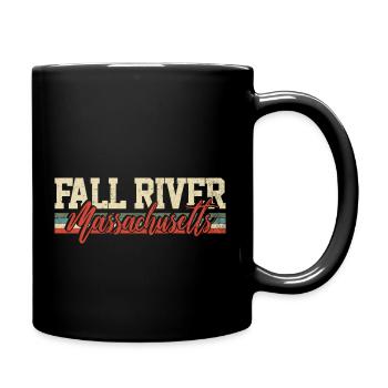 Fall River Massachusetts - Full Color Mug - black - Right