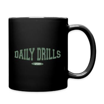 daily drills sweatshirt - Full Color Mug - black - Right