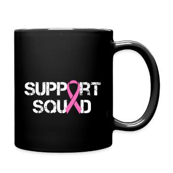 Breast Cancer Support Squad - Full Color Mug - black - Right