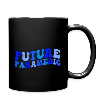 Groovy Future Paramedic In Progress Paramedic - Full Color Mug - black - Right