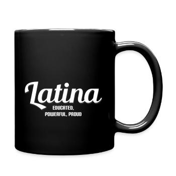 Proud Motivational Latina South America - Full Color Mug - black - Right