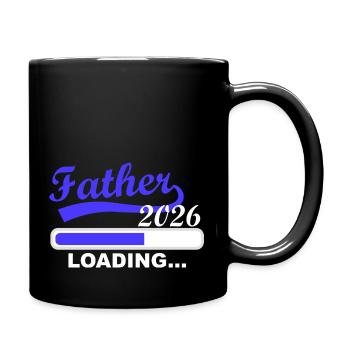 Father 2026 Loading Becoming Dad Soon - Full Color Mug - black - Right