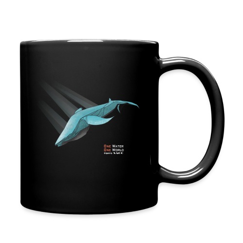 Sea life - Origami Whale - Full Color Mug