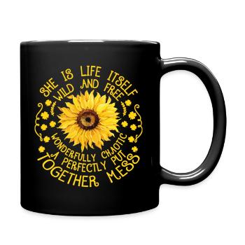 Stolen from Sunflower Vibes T-shirt unisex gifts - Full Color Mug - black - Right