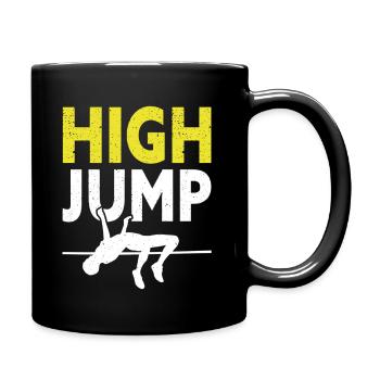 high jump - Full Color Mug - black - Right