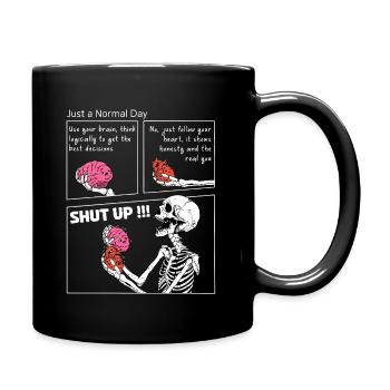 Just a Normal Day - Full Color Mug - black - Right