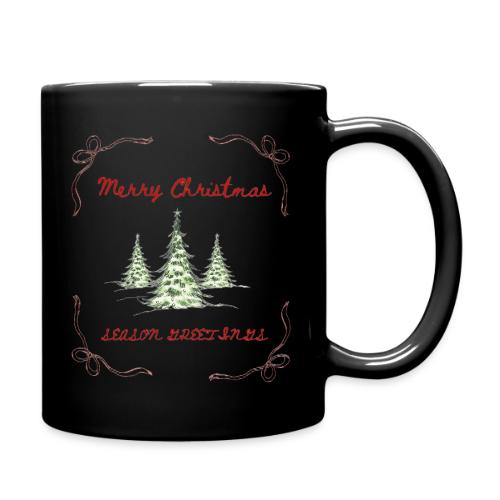 Beautiful Green Christmas Tree Graphic - Full Color Mug