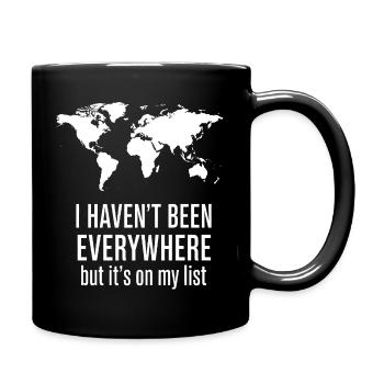Global Bucket List Wanderer - Full Color Mug - black - Right