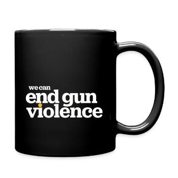 Wear Orange- We Can End Gun Violence - Full Color Mug - black - Right