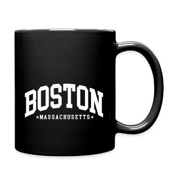 Boston Massachusettes Gift - Full Color Mug - black - Right