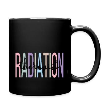Proud Radiation Therapist Radiation Therapy - Full Color Mug - black - Right